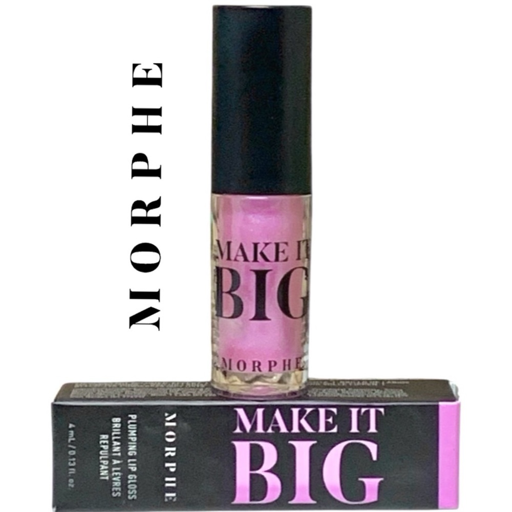 Morphe Make It Big Lip Plumper Plumping Lip Gloss in Shade Big Bang Glow NEW
